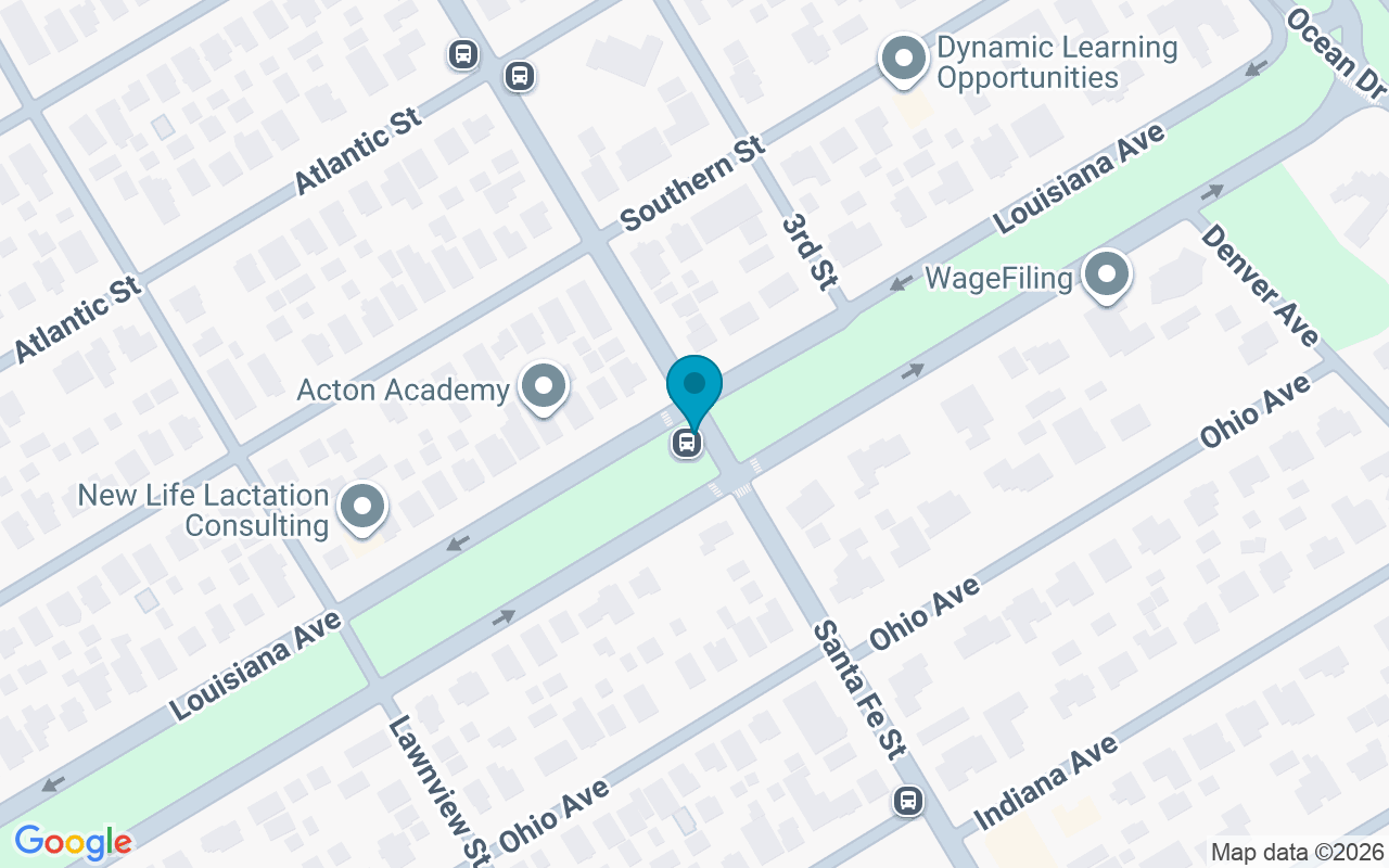 Map showing the location of Santa Fe @ Louisiana