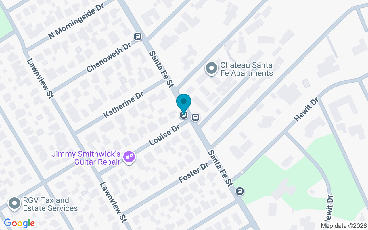 Map showing the location of Santa Fe @ Louise