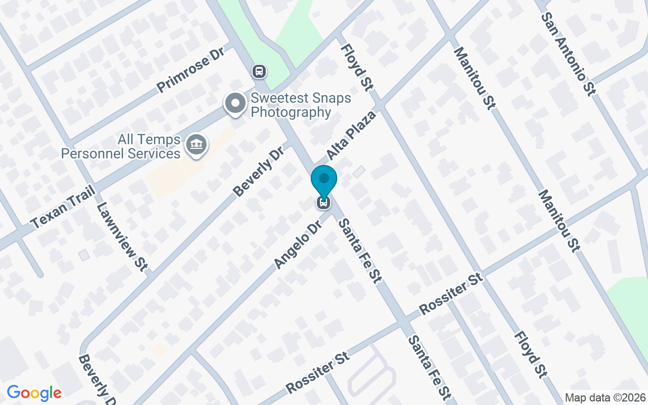 Map showing the location of Santa Fe @ Angelo