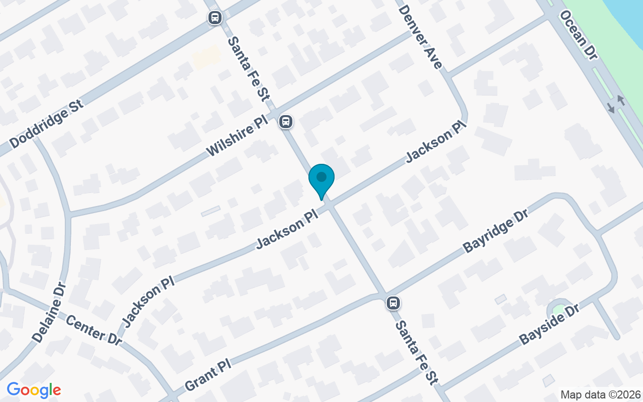Map showing the location of Santa Fe @ Jackson