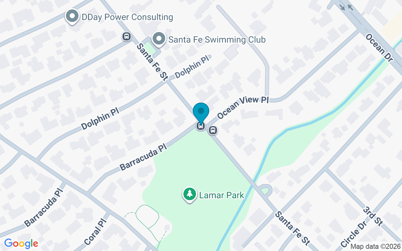 Map showing the location of Santa Fe @ Barracuda