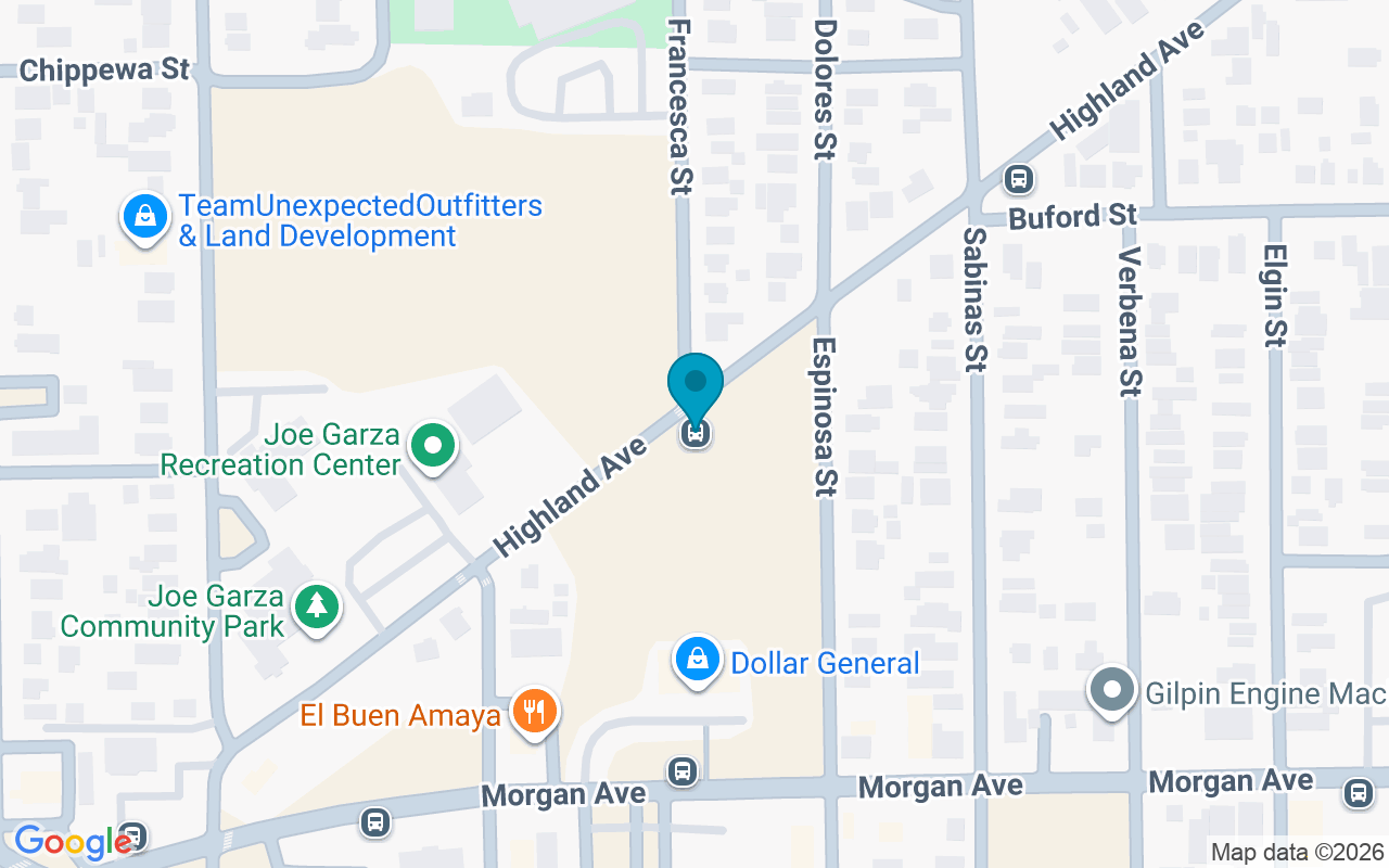 Map showing the location of Highland @ Francesca