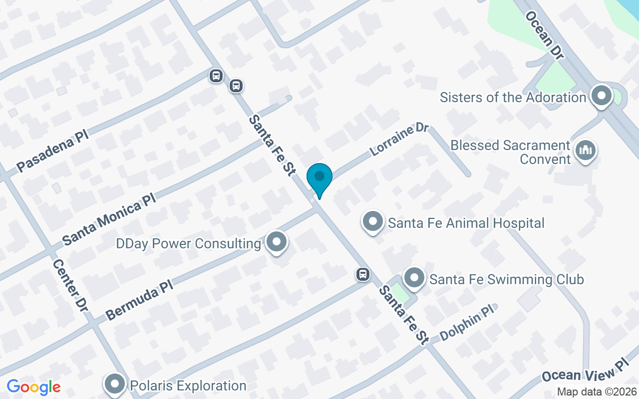 Map showing the location of Santa Fe @ Lorraine