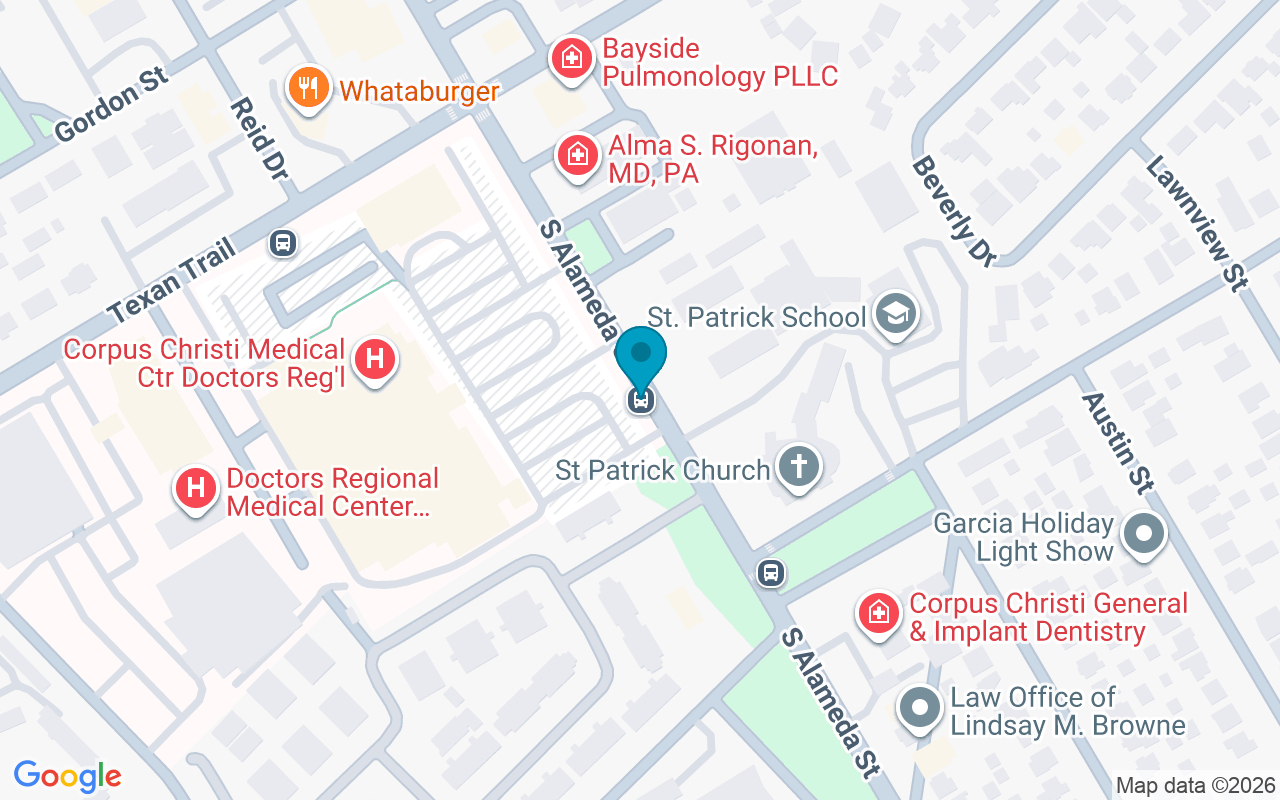 Map showing the location of Alameda @ Drs. Regional