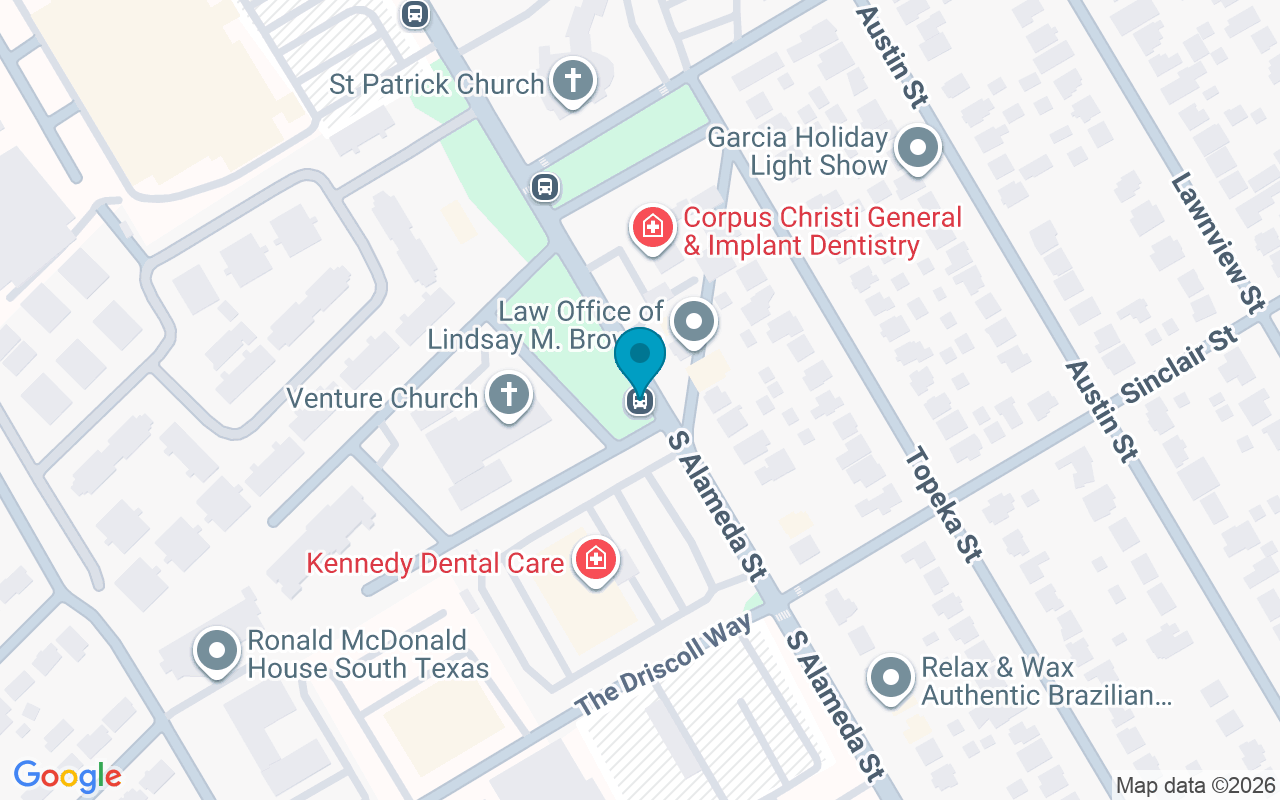Map showing the location of Alameda Pediatrics