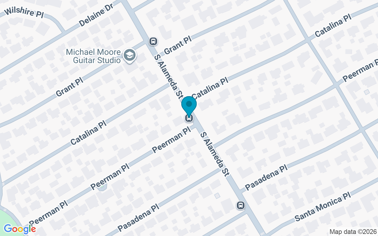 Map showing the location of Alameda @ Peerman