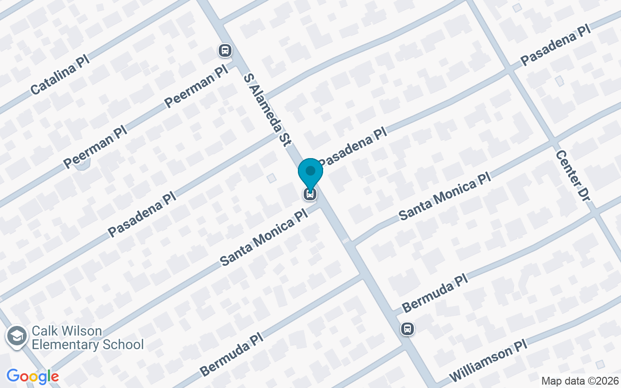 Map showing the location of Alameda @ Santamonica