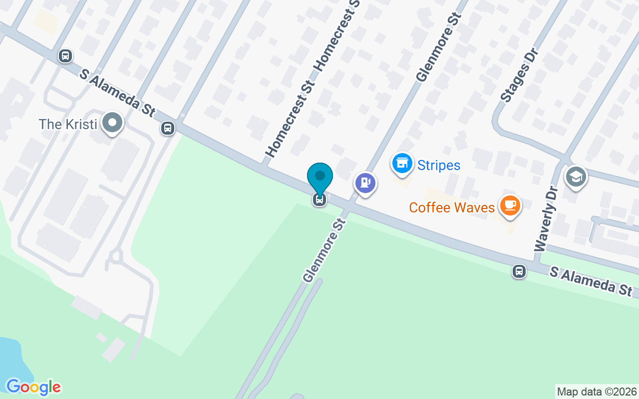 Map showing the location of Alameda @ Glenmore
