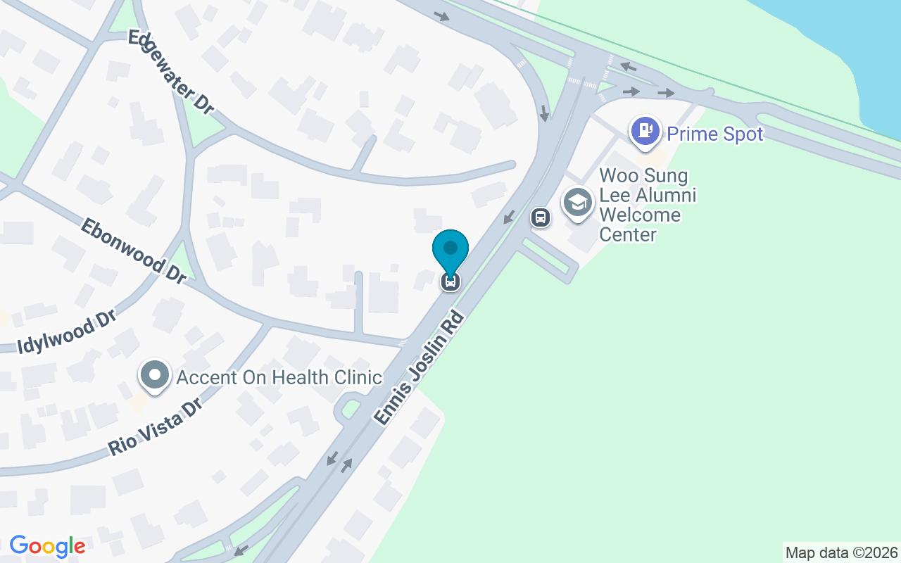 Map showing the location of Alameda @ Ebonwood
