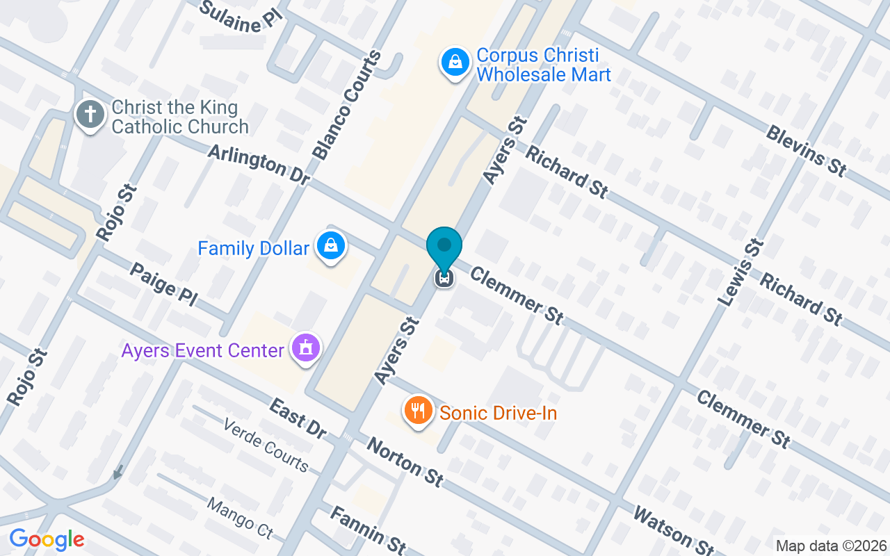Map showing the location of Ayers @ Clemmer