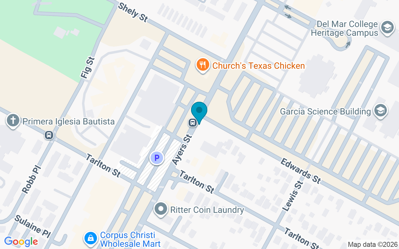 Map showing the location of Ayers @ Edwards