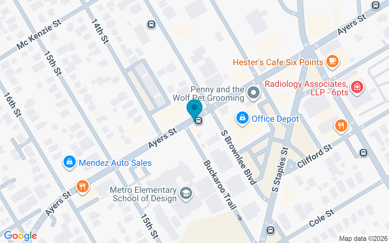 Map showing the location of Ayers @ Brownlee