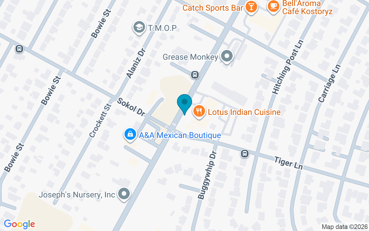 Map showing the location of Kostoryz @ Tiger Ln