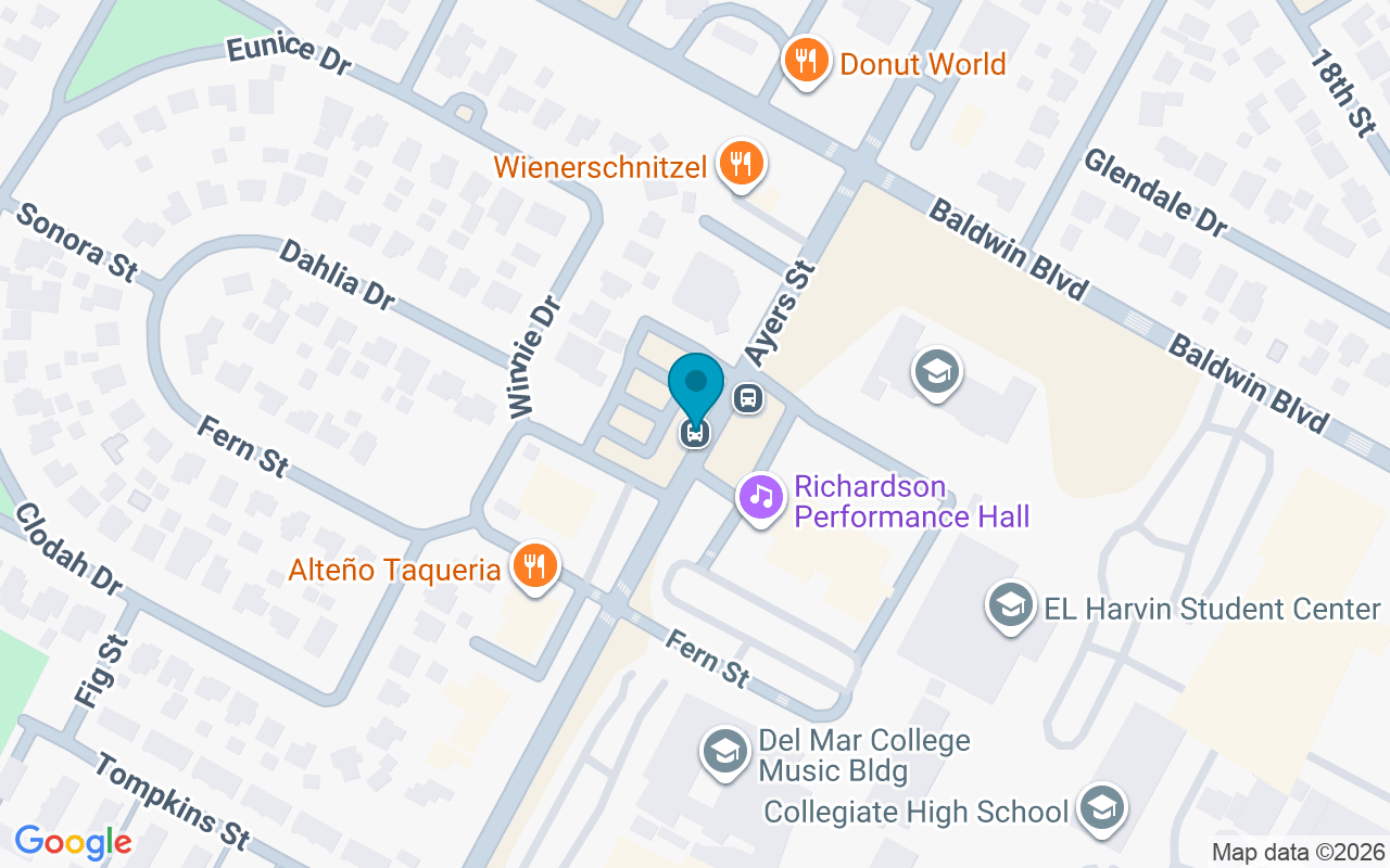 Map showing the location of Ayers @ Baldwin