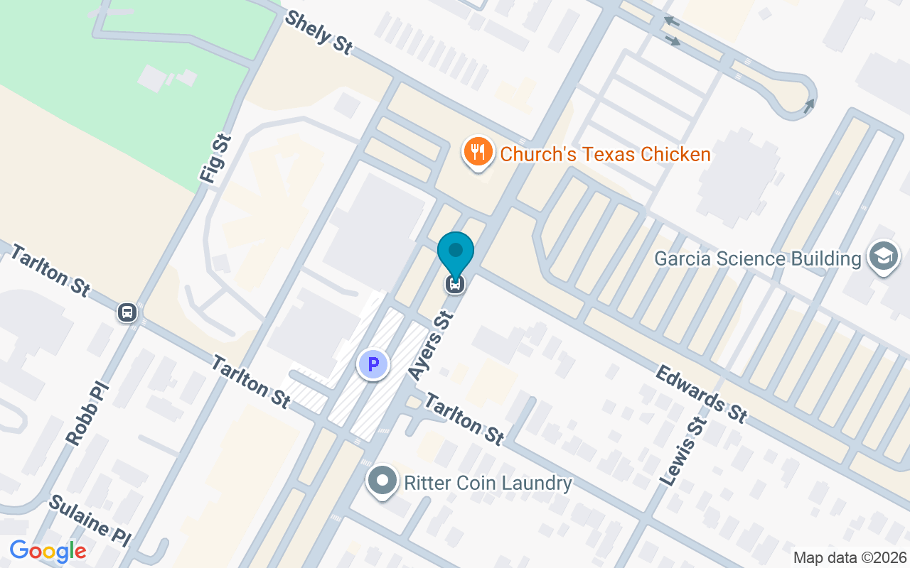 Map showing the location of Ayers @ Edwards