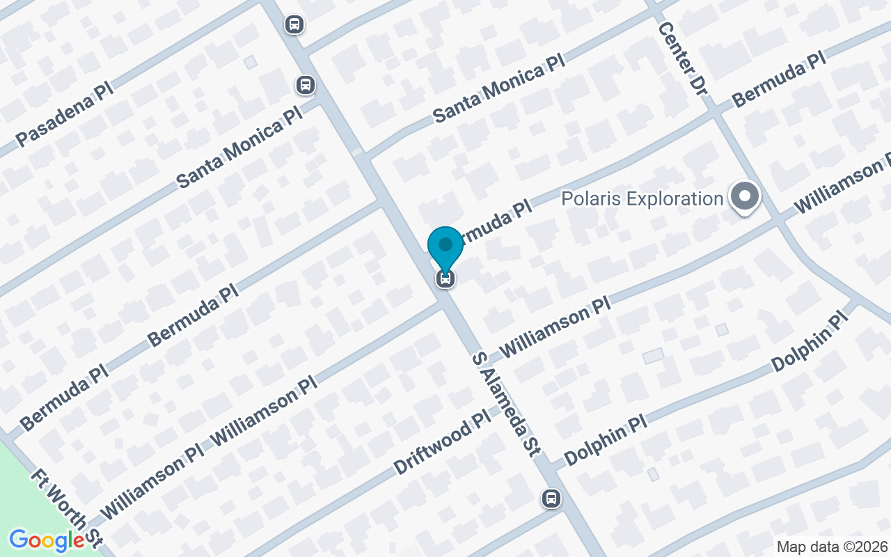 Map showing the location of Alameda @ Bermuda