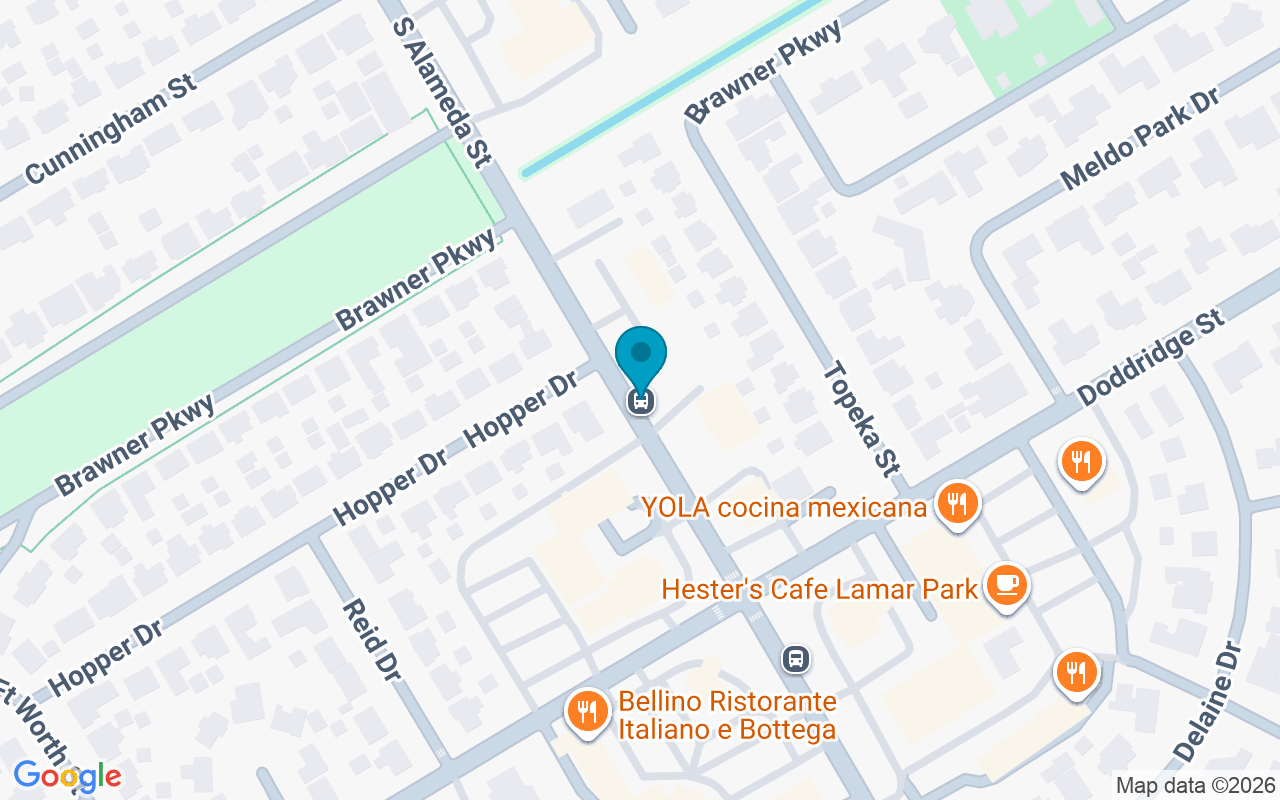 Map showing the location of Alameda @ Hopper