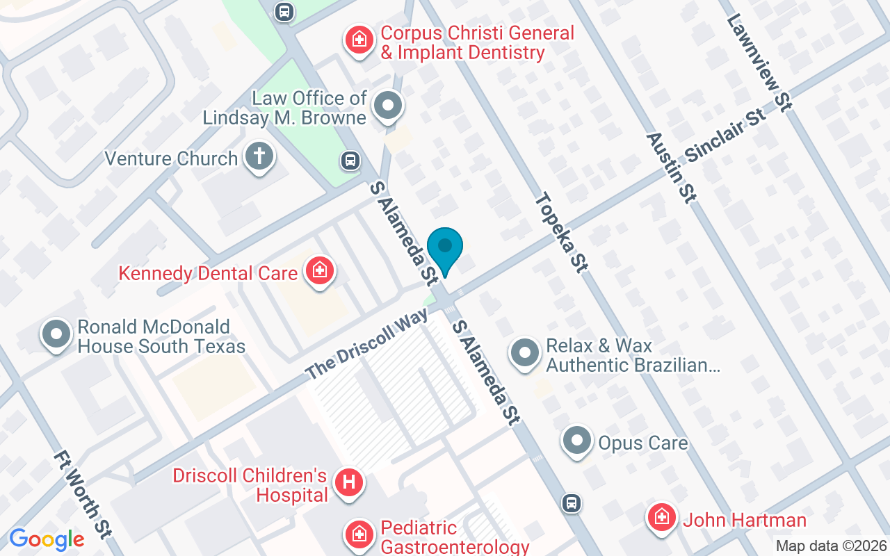 Map showing the location of Alameda @ Sinclair