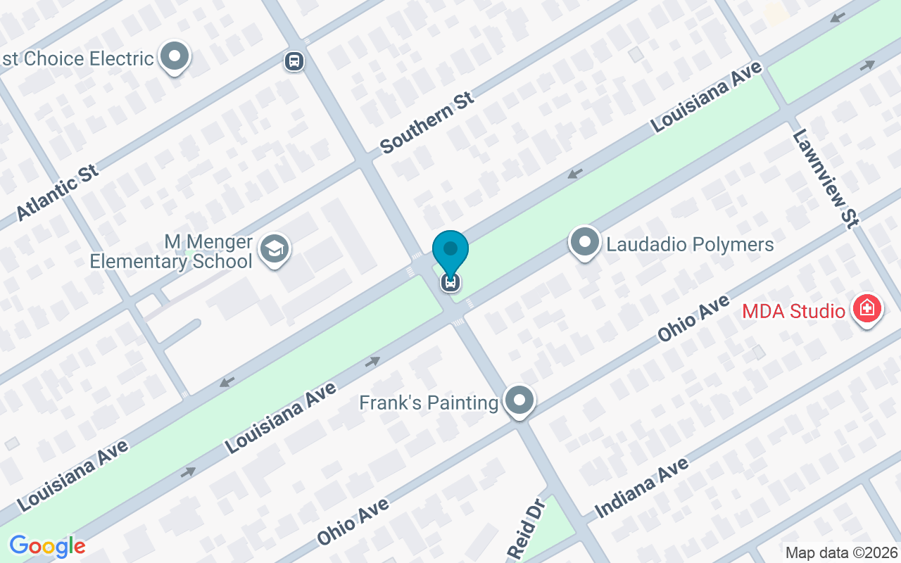 Map showing the location of Alameda @ Louisiana