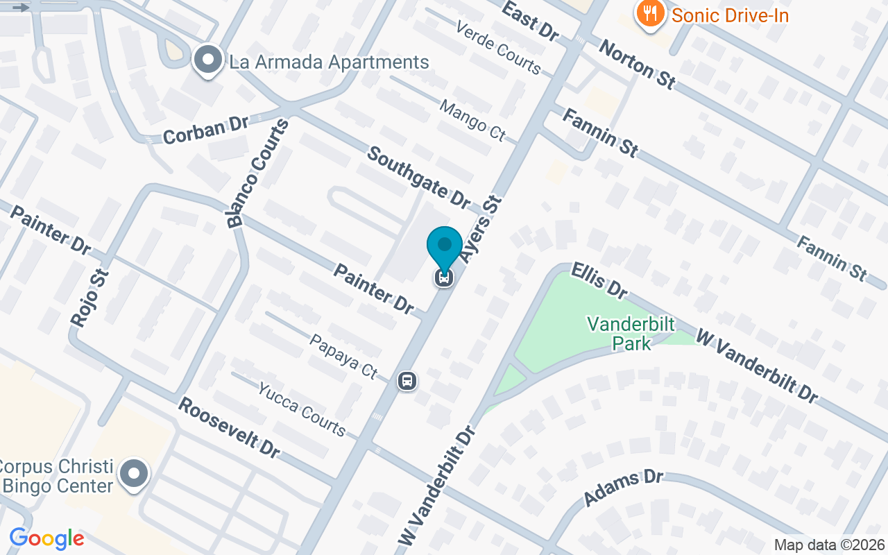 Map showing the location of Ayers @ Painter