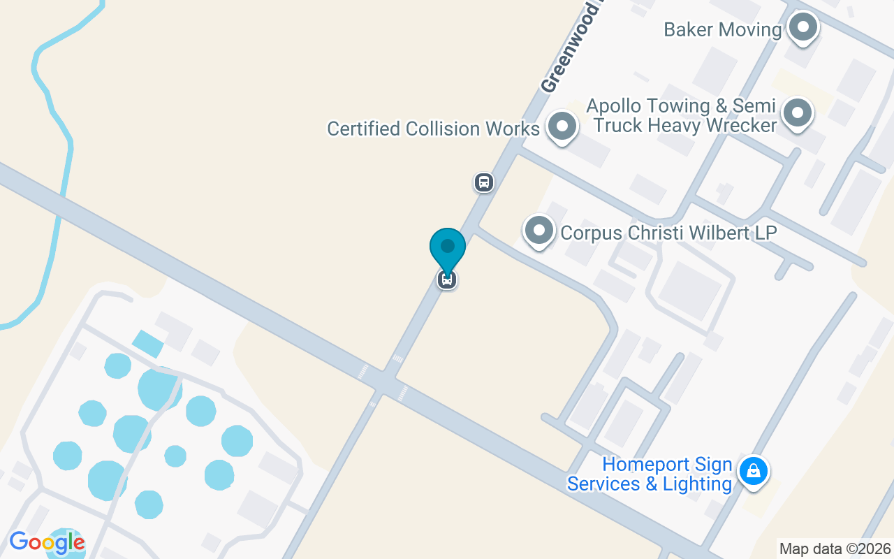 Map showing the location of Greenwood @ Sanderson