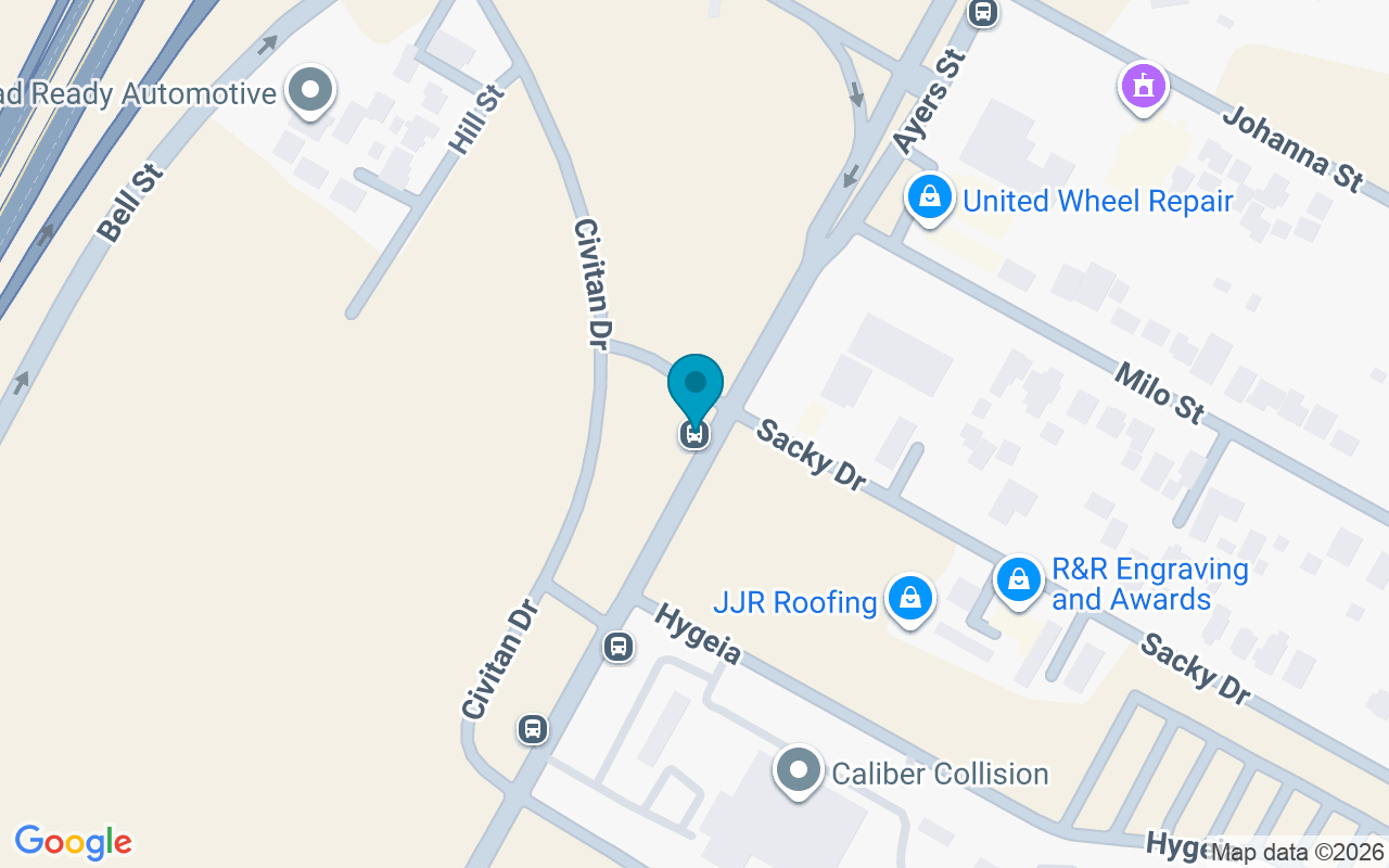 Map showing the location of Ayers @ Sacky