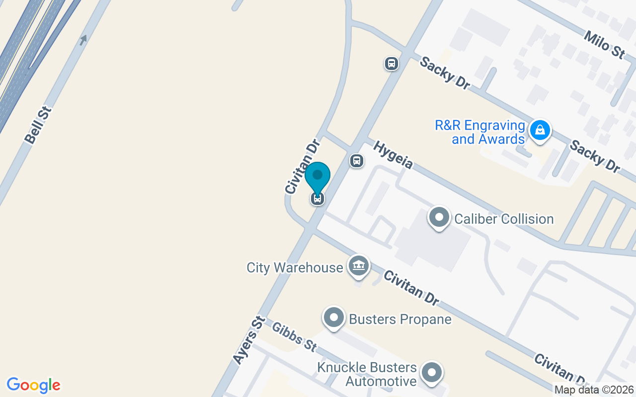 Map showing the location of Ayers @ Civitan