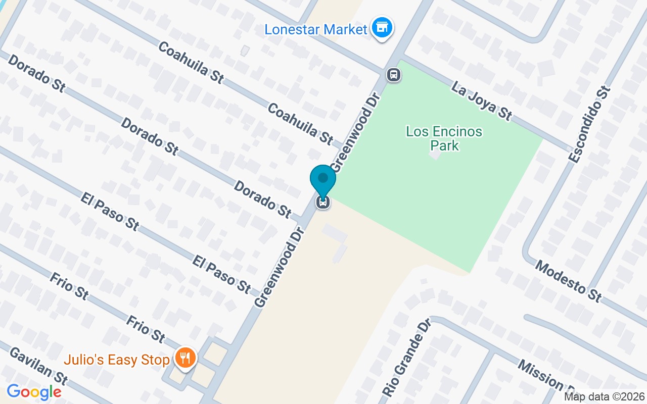 Map showing the location of Greenwood @ Dorado