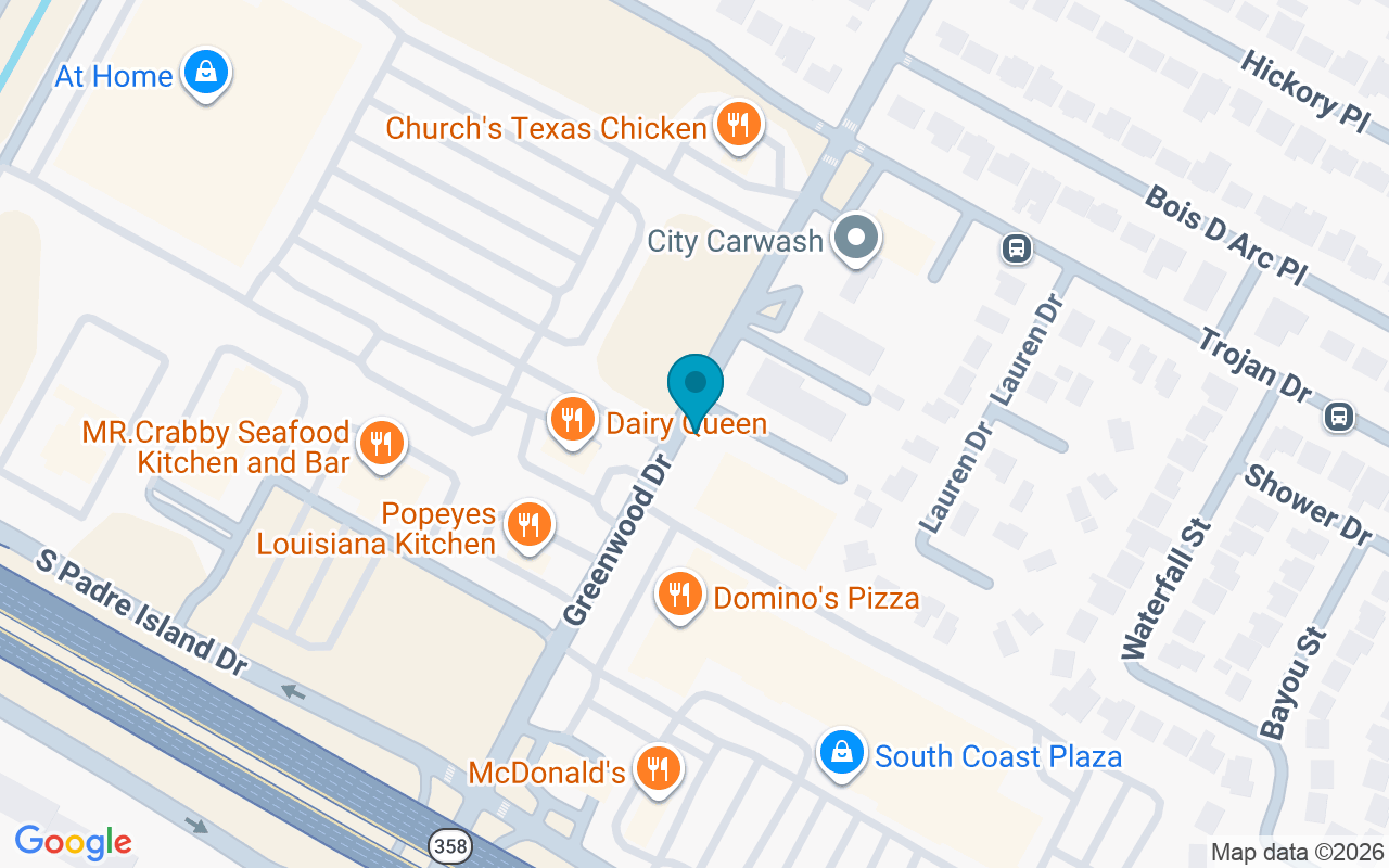 Map showing the location of 4934 Greenwood