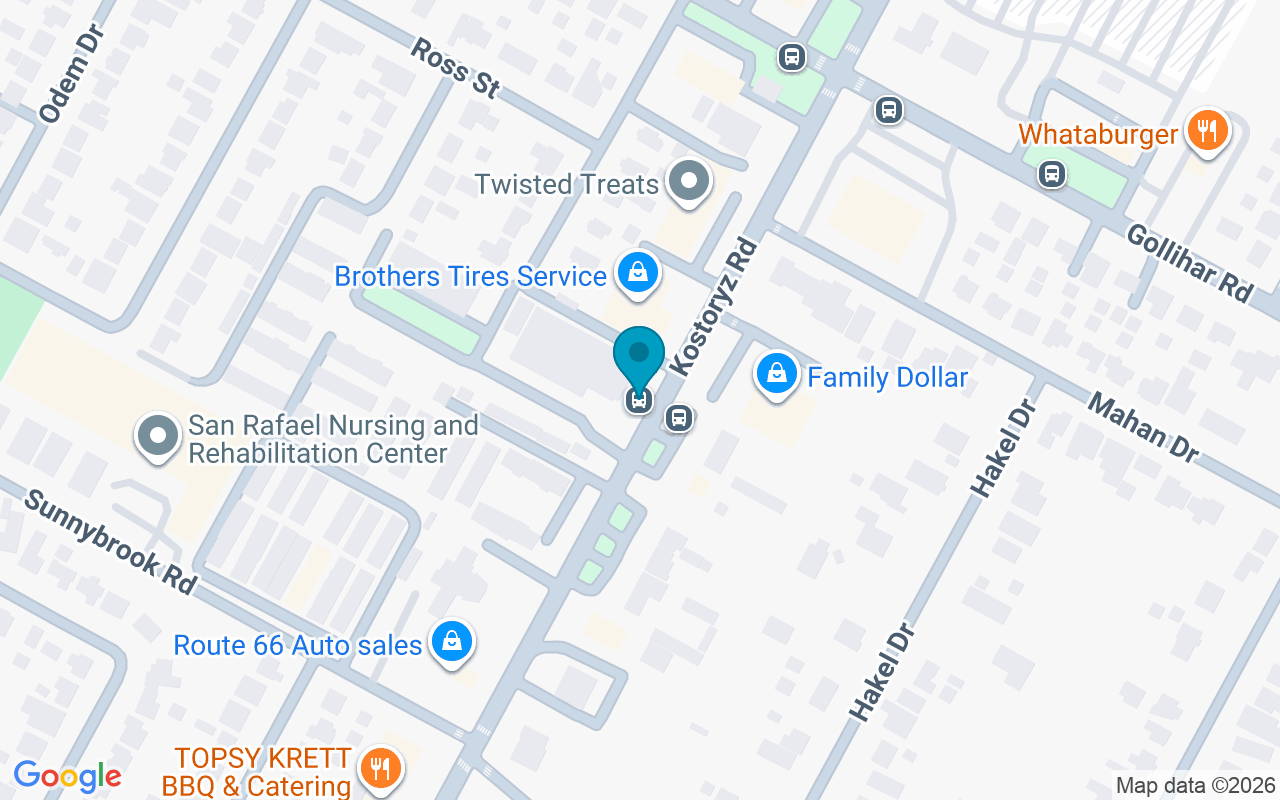 Map showing the location of Kostoryz @ Sunnybrook