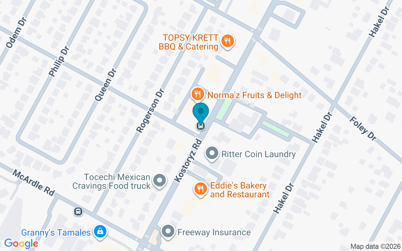 Map showing the location of Kostoryz @ Mansheim