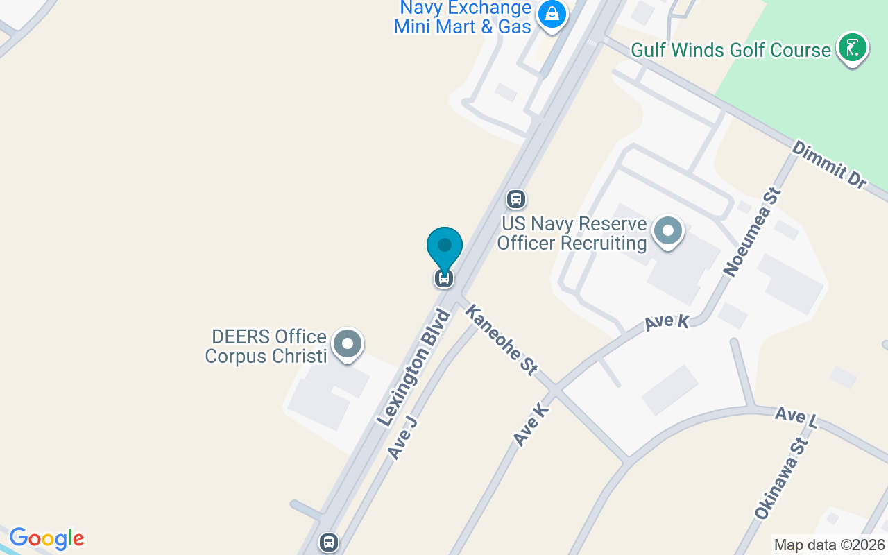 Map showing the location of Lexington @ 1st
