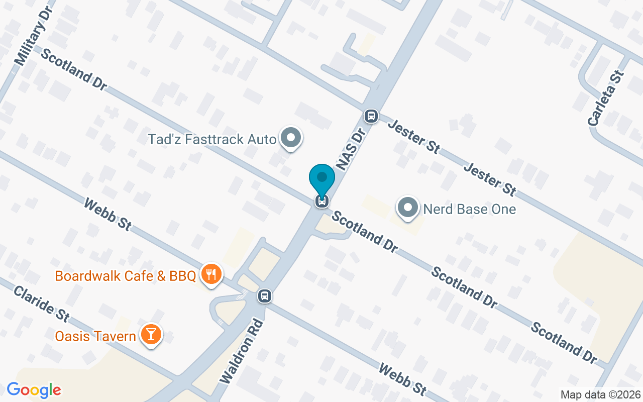 Map showing the location of NAS Drive @ Scotland