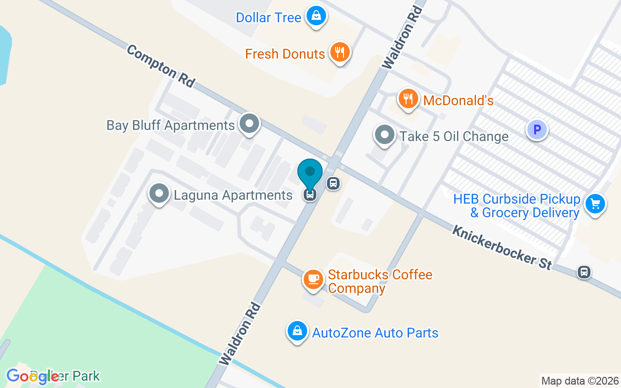 Map showing the location of Compton @ Waldron