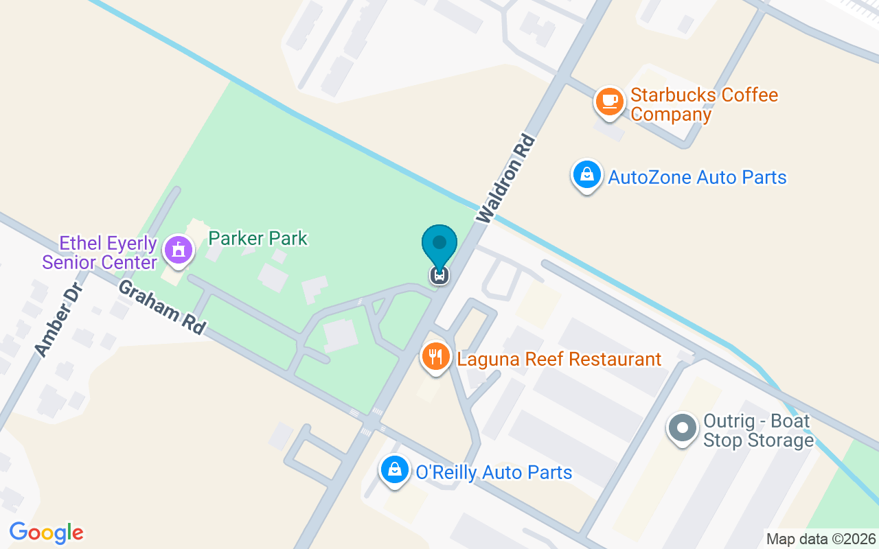 Map showing the location of Waldron @ Graham