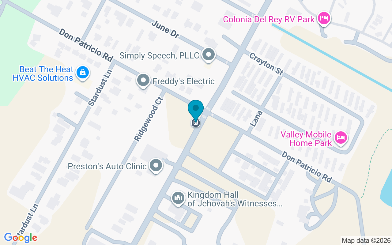 Map showing the location of Waldron @ D.patricio