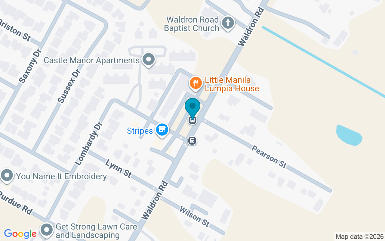 Map showing the location of Waldron @ Castlepark