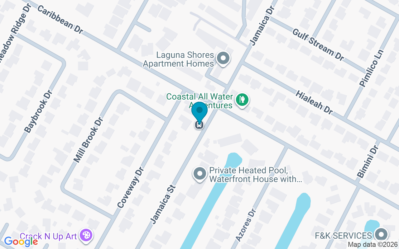 Map showing the location of Jamaica @ Caribbean