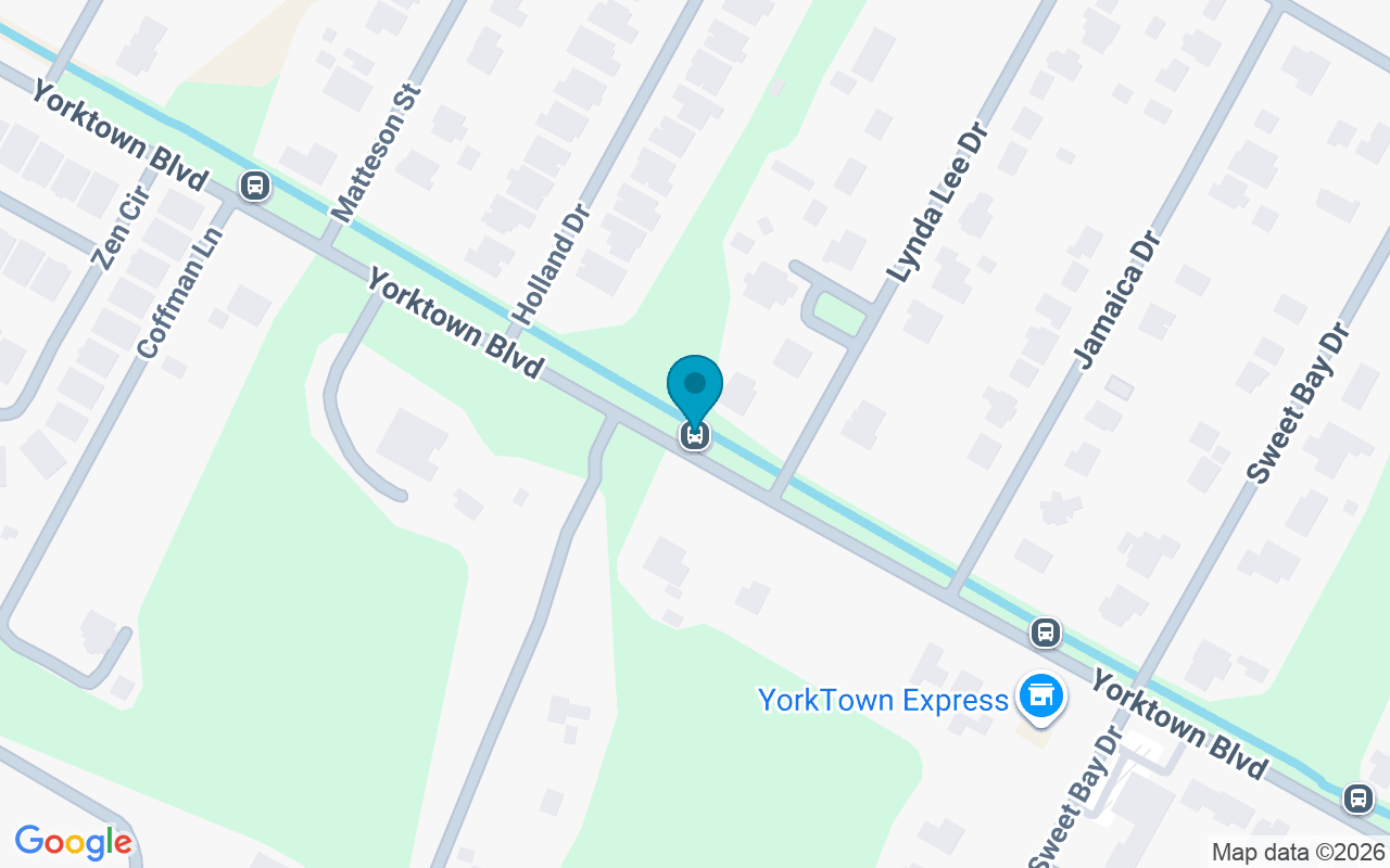 Map showing the location of Yorktown @ Lynda Lee