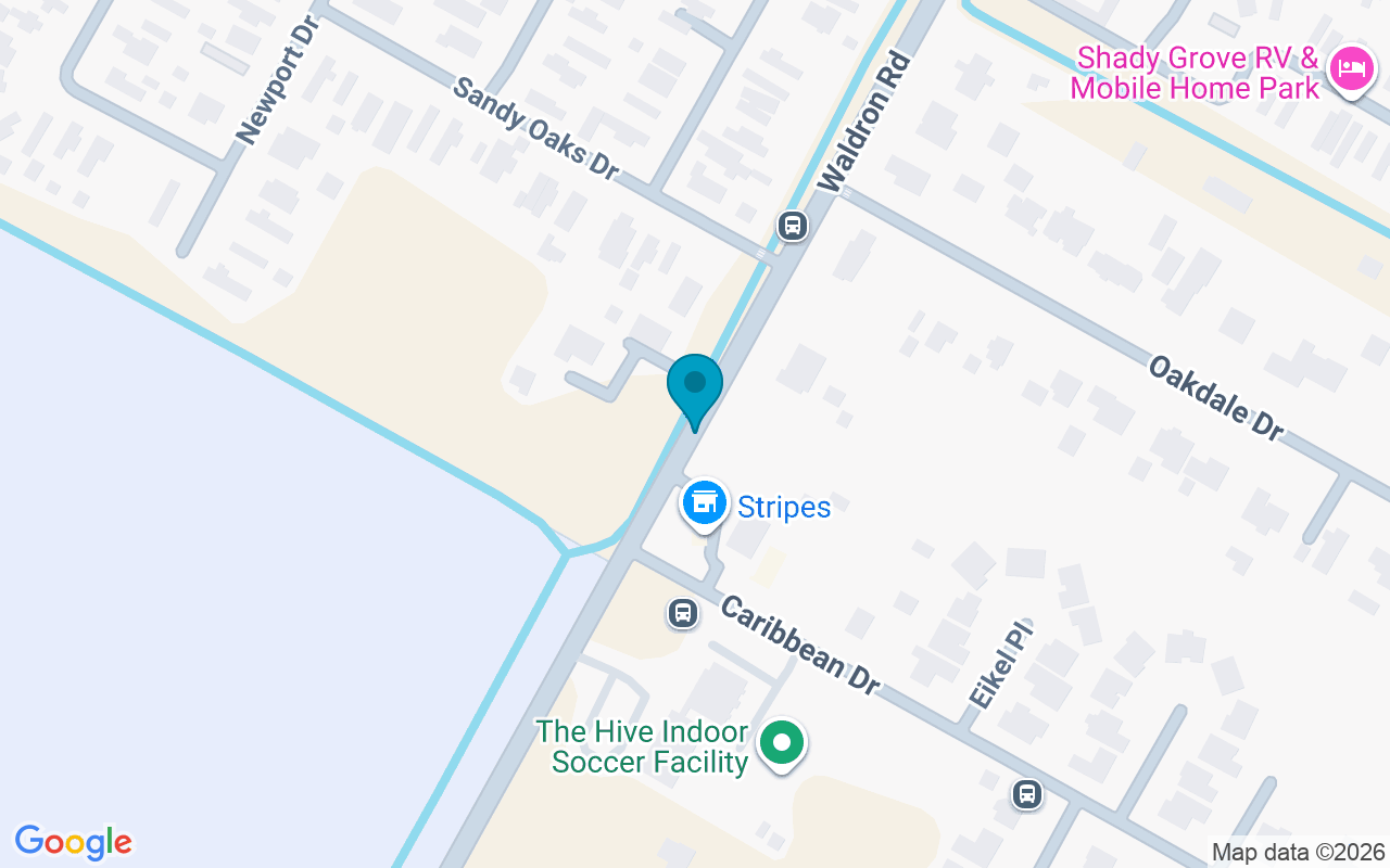 Map showing the location of Waldron @ Caribbean