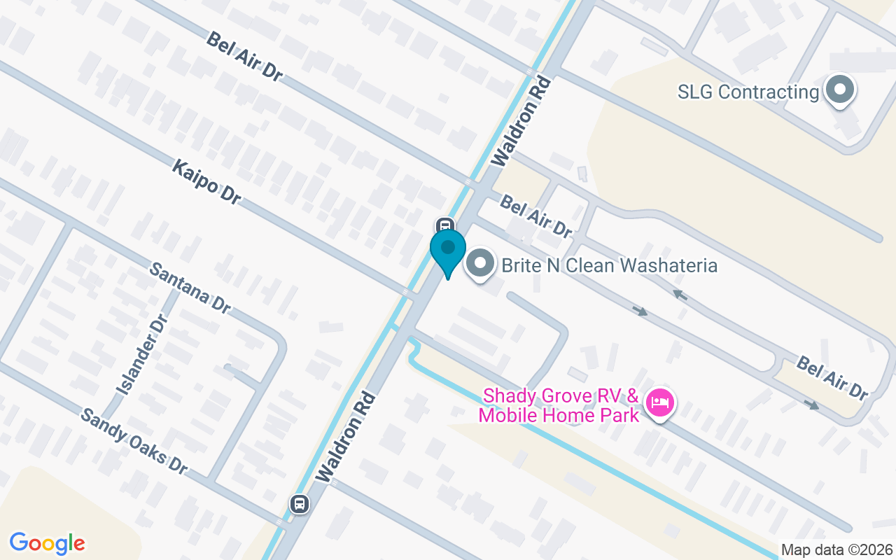 Map showing the location of Waldron @ Kaipo