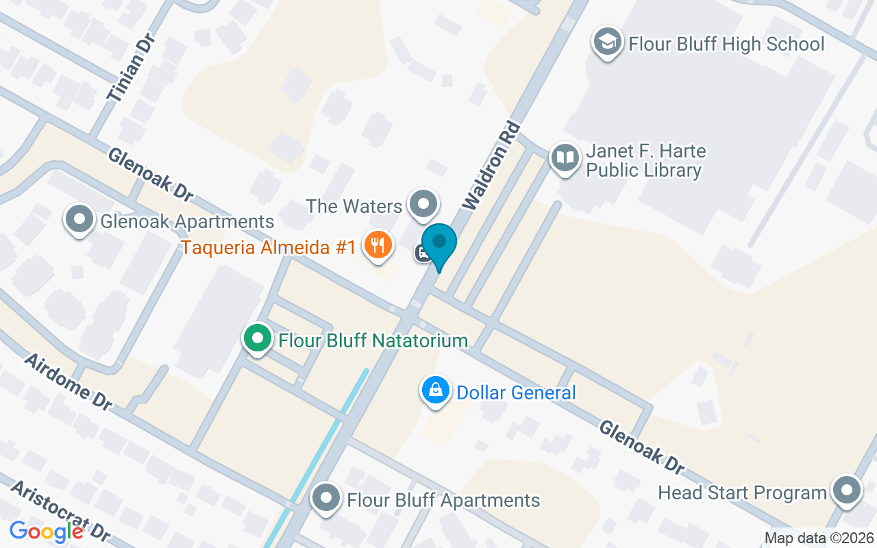 Map showing the location of Waldron @ Glenoak