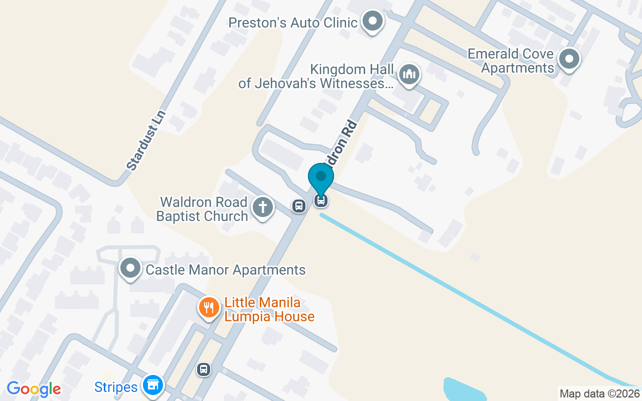 Map showing the location of Waldron @ Las Palmas Apts.