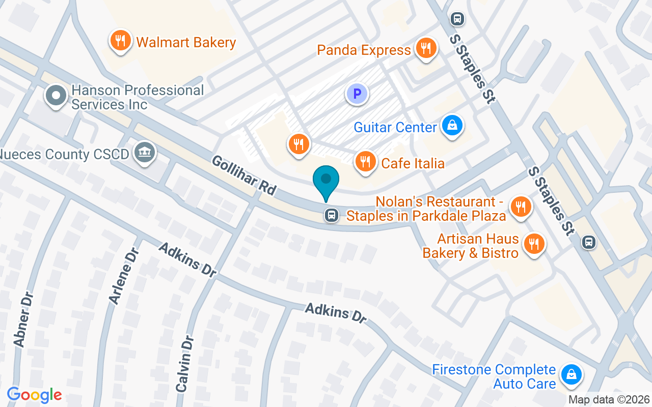 Map showing the location of Gollihar @ Calvin