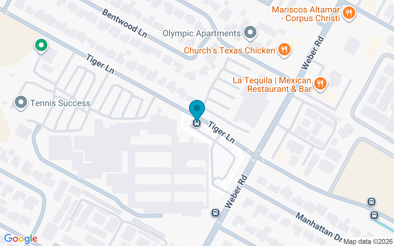 Map showing the location of Tiger @ Weber