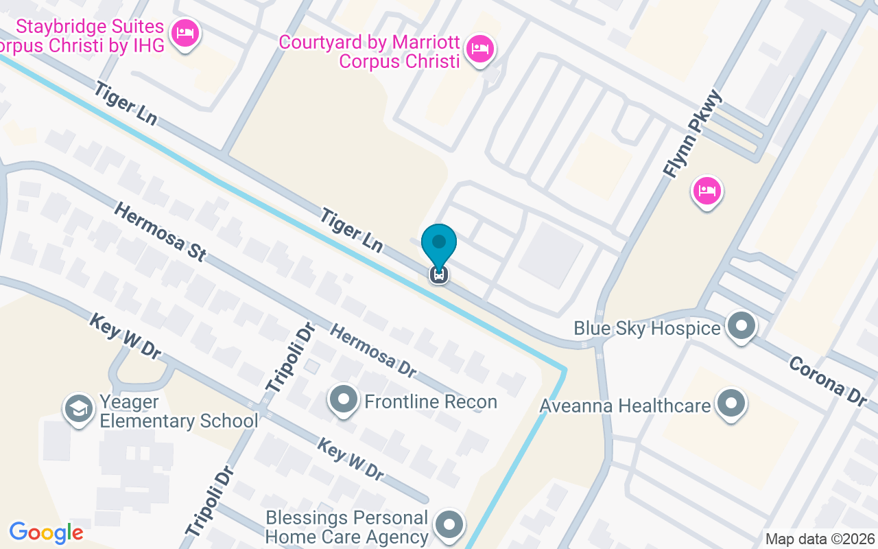 Map showing the location of Flynn @ Tiger