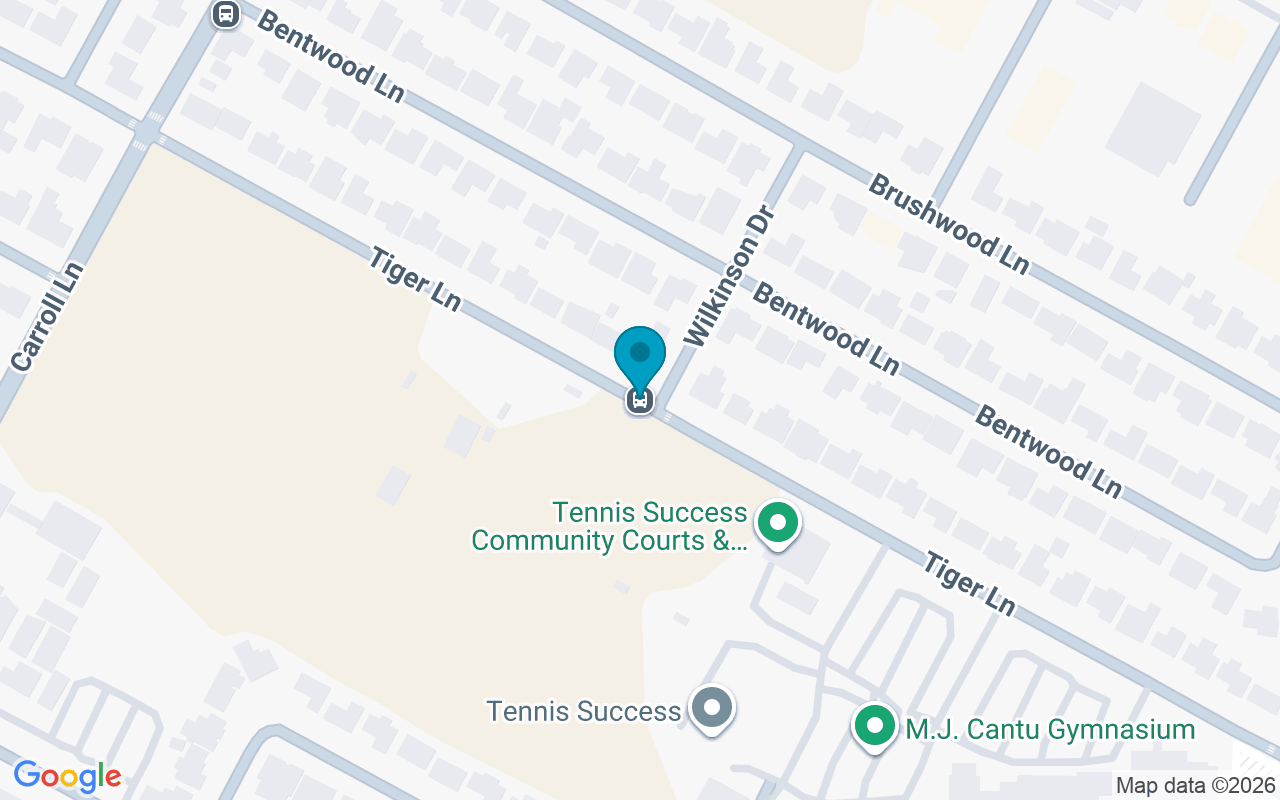 Map showing the location of Tiger @ Wilkinson
