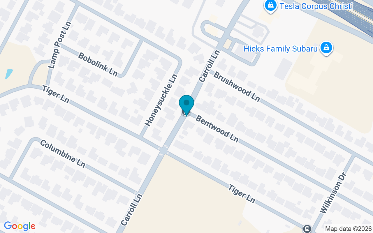 Map showing the location of Carroll @ Bentwood