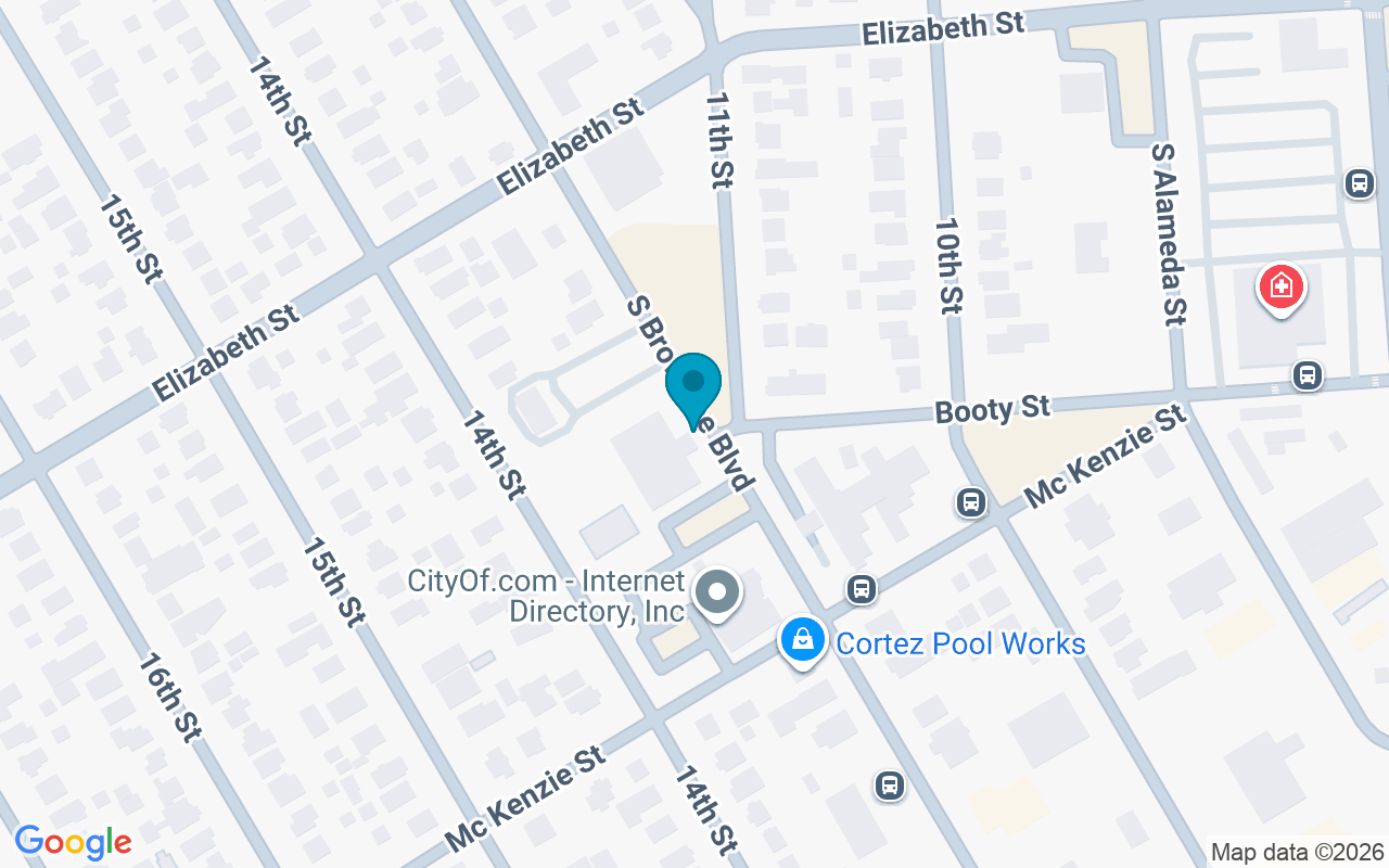 Map showing the location of Brownlee @ Amistad
