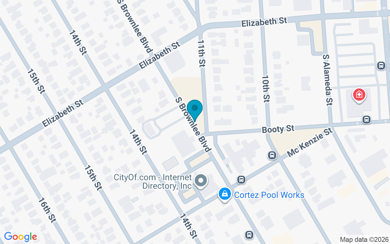 Map showing the location of Brownlee @ Booty